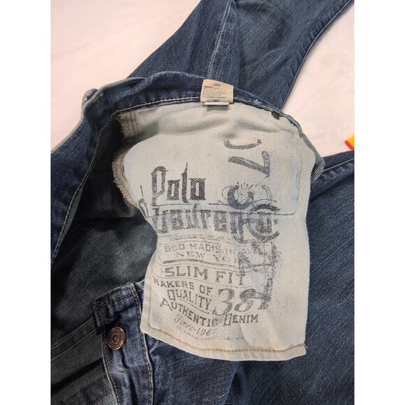 Polo Ralph Lauren Jeans RL Slim  381 Straight Mens 35x32 Denim Medium Wash - Picture 11 of 16
